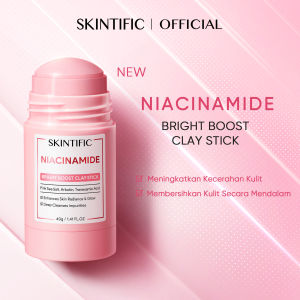 [Clay stick & Mask]-SKINTIFIC Mugwort Acne Clay Stick 40g/ Alaska Volcano Pore Clay Stick 40g/ Mugwort Acne Clay mask 55g  / Volcano Pore Clay mask 55g Masker Wajah masker jerawat masker komedo