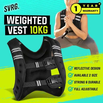 The Republic of Svarga Weighted Vest | 10kg | Rompi Beban | Pemberat Weight Vest Bending