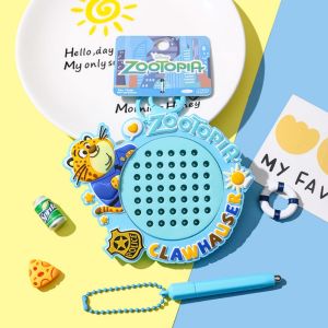 TIMIA ทำเอง พวงกุญแจกระดานวาดภาพ ซิตี้สวนสัตว์ ของเล่นผ่อนคลาย จูดี้ นิค พวงกุญแจ ของเล่นตัวต่อ มงต์เมสซอนรี จี้ของเล่นวาดรูป ทางการศึกษา