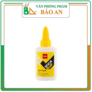 Keo sữa Deli 40ml E39445 . Keo dán giấy dạng keo lỏng lọ nhỏ tiện dụng