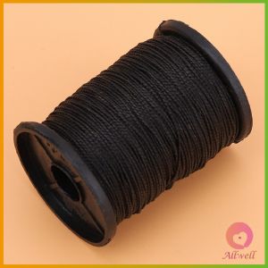 AW ด้ายโพลีเอสเตอร์ สําหรับซ่อมแซมรองเท้าหนัง DIY กว้าง 0.6 มม เหนียวทน nylon thread
