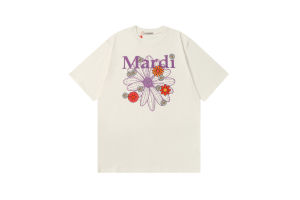 Cropped Mardi Mercredi นำเข้าจากเกาหลี 🇰🇷 ของแท้💯24ss Europe and America Mard Printing T T-shirt Short Sleeve Men and Women (พร้อมส่ง/ของแท้) เสื้อครอป