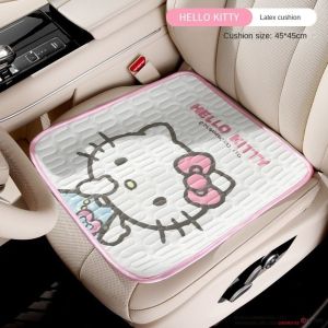MKEB Sanrio Car Seat Cushions Hello Kitty My Melody Lumbar Cushion Set Ventilated Latex Seat Cushions
