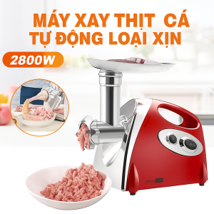 Máy Xay Thịt Cá Gia Đình – Xay Bán Hàng Công Suất Lớn 2000W – Xay Liên Tục Không Nóng Máy Siêu Bền