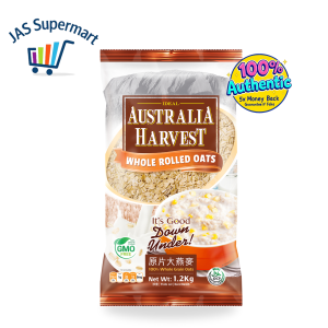 Australia Harvest Whole Rolled Oats 1.2kg – Nutritious Wholegrain Oatmeal for Daily Breakfast