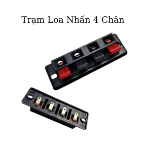 Jack Cắm Loa 4 Cổng Trạm loa cầu đấu dây loa 4 chân (1 cái) - Linh kiện điện tử TTN