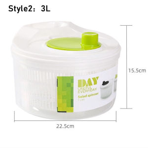 Spinner Vegetable Dryer with Bowl Lettuce Fruit Washer Vegetables Dryer Vegetables Washer Kitchen Accessory