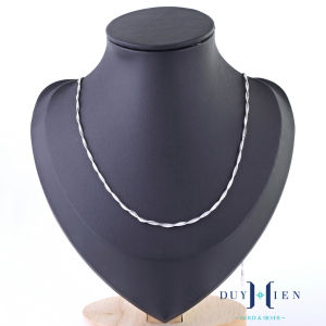 Dây Chuyền Bạc Nữ Duy Hiển S925 Kiểu Dây Tết Tinh Tế Nhẹ Nhàng Sang Trọng