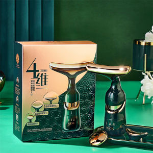 เครื่องนวดหน้าไฟฟ้า เครื่องนวดหน้า 3 in 1 เครื่องนวดหน้ายกกระชับ พร้อมหัวเปลี่ยน 3 หัว ผลักครีม กระตุ้นผิว นวดกระชับ นวดหน้า HZ317