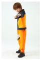 Children Uzumaki Cosplay Costume Kids Boy Naruto Orange Uniform Sets Anime Ninja Character Role Playing Clothes[No Headband]. 