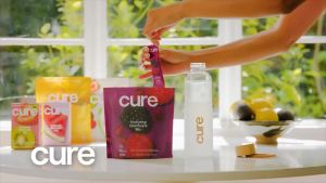 Cure Hydration - Electrolyte Drink Powder Strawberry Kiwi 28 Servings