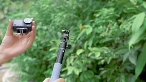 TELESIN Waterproof Divng Selfie Stick Monopod 360 ° Rotation Ball Head for GoPro Insta360 DJI Action Camera