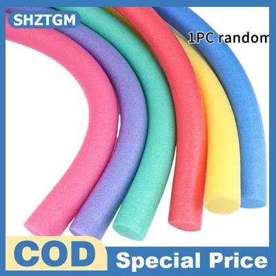 SHZTGM 65x150 0 75x1500swimming Pool Foam Noodle Float Aid bơi mì vòng nổi dính màu sắc ngẫu nhiên