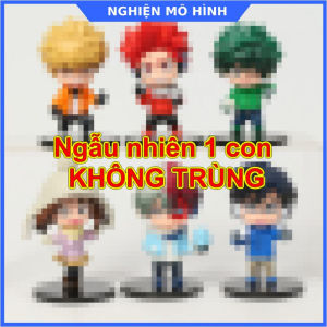 Mô hình Học viện siêu anh hùng Ver2 6 nhân vật My Hero Academia 10cm Shoto Todoroki Midoriya All Might Bakugo Kirishima Eijiro Toga Himiko