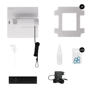 Deerma C70s Window Cleaning Robot 6-Hole Bilateral Spray Strong Suction Edge Detection Anti-Fall Square Edge Cleaning For Frameless Glass & Home Windows