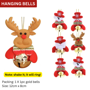 BIN LU Christmas Hanging Decor: Candy Cane/Ribbon/santa clause christmas decorations bells/gift/snowflakeschristmas bowties/balls/flowerStar topper/Angel For christmas tree decorationsxmass decoration sale & xmas tree decor