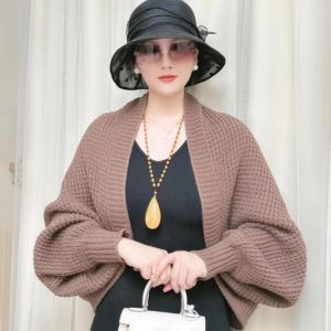 Knitted soft shawl cardigan for women Hollow Cardigan Shawl Sweater Outerwear Cardigan Jacket