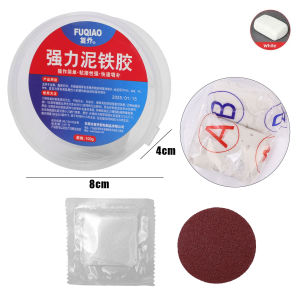 YESPERY 100g Epoxy Adhesive Glue High Temperature Resistance Universal Repair Plastic Steel Mud Quickly Repair Tool For Industry Pipe Black Grey White