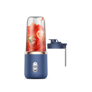 JTKE Portable Juicer Cup Fruit Juice Cup Automatic Small Electric Juicer Smoothie Blender Ice Crush Cup