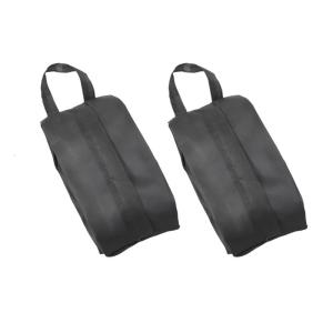 Pair of Water Resistant Carry Bags Multiple Compartment Designs Easy Cleaning Fabric for Home Gym Travel