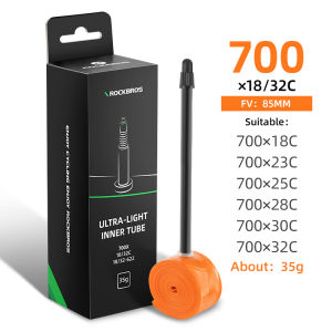 ROCKBROS Ultralight Bicycle Inner Tire 700C Presta Valve Cycling Inner Tube TPU Puncture Resistance Road Bike Inner Tire