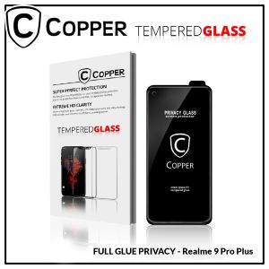 Realme 9 Pro Plus - COPPER Tempered Glass PRIVACY ANTI SPY