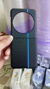 Casing Tecno phantom V Flip Silikon Mewah Premium Luxury Leather Kulit Carbon Soft Case Handphone
