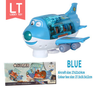 Childrens Electric toy 360 Rotating Plane With Three Dummy Models Music toy withCool Light
