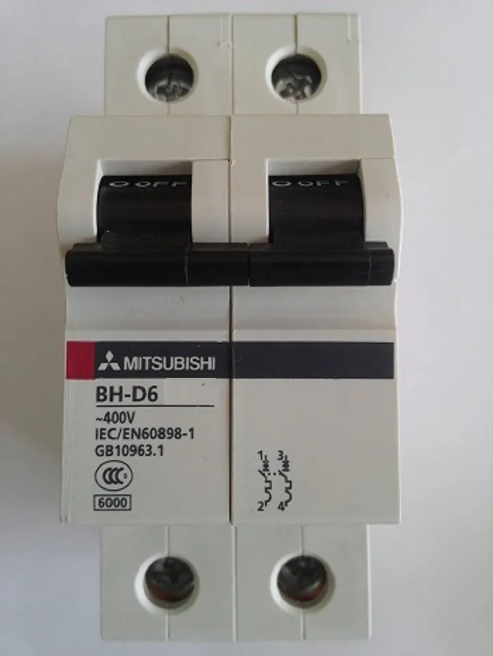 BH-D6 3P 32A  Aptomat Mitsubishi MCB 3 pha 32A 6kA