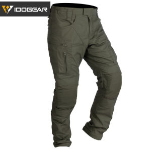 IDOGEAR Tactical UFS Pants With Removable Knee Pads Thigh Pockets Hook&loop Tape Trousers Pants Lifestyle Training Camo Pants 3209