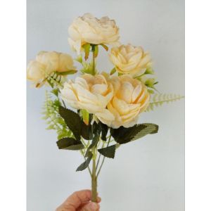 Bunga mawar peony buket artificial palsu hias dekorasi