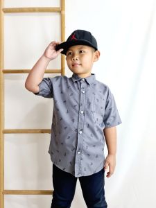 Ams Pro baju anak laki-laki baju anak-anak kemeja anak fashion kids atasan anak anak Kids-Mercy