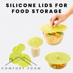 Silicone Lids For Bowls / Silicone Bowl Covers /  Reusable Silicone Lids