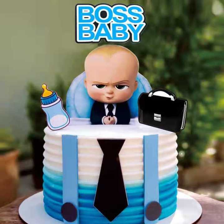 Boss baby” themed cake smash for baby Andre!. Newborn and family  photographer Alla Darkina. Hills District.