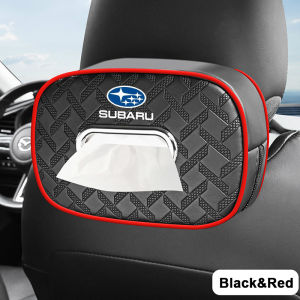 High-capacity Car Interior Tissue Box Kleenex Storage Bag Accessories For Subaru Crosstrek Forester XV Impreza WRX sti Outback Levorg BRZ