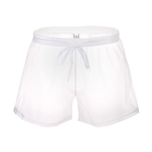 Nam không thấm nước bãi biển quần sọt bơi lội Thắt lưng co giãn màu trơn trong suốt dây rút nhanh khô quần bơi với Bulit-in quần đùi gợi cảm