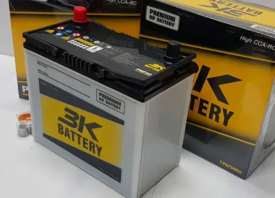 3K PMF50L 12V.50Ah 500CCA : ฮอนด้า ซีวิค แอคคอร์ด โตโยต้า วีออส อัลติส ยาริส มาสด้า2 สวิฟท์1.2 นิสสัน ซันนี่ ทีด้าetc. แบตเตอรี่รถยนต์ ใหม่!
