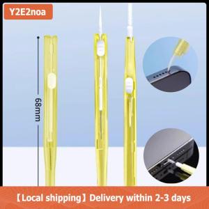 【Local shipping】 USB C Charging Port Universal Mini Cleaning Brush Metal Dust Plug Removal Cleaner Kit For IPhone Xiaomi Earphone Clean