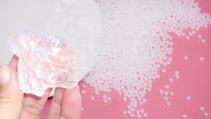 100g Clear Plastic Soil Thermoplastic Crystal Soil Free Resin Clay PCL Granules For DIY Handmade