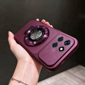 Feadship Case for honor X7B X7A X7C X7D X5B X5C PLUS 5G phone casing Softcase shockproof Cover new design aesthetic cute Burgundy with holder for girls KNXCDZJ1