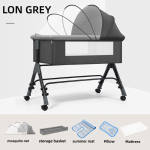 Baby Bassinet Bed Multifunctional Mobile Crib 0 - 3 Year Old Baby Rocker