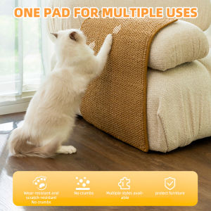 SG Sisal Cat Scratcher Mat Floor Scratching Pad Rug Scratch Pad for Cat Grinding Claws & Protecting Furniture Carpets and Sofa