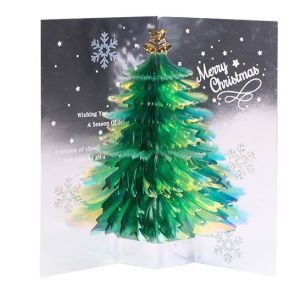[SG Seller]  3D Christmas greeting card with envelope