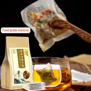 Premium Chrysanthemum Cassia Wolfberry Honeysuckle Detox Tea Bags for Liver Health牛蒡菊花金银花茶