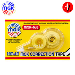 MGK MGK-168 Correction Tape 5mm x 8M Length School Office Cover Up Mistakes Easily Sold Per Piece