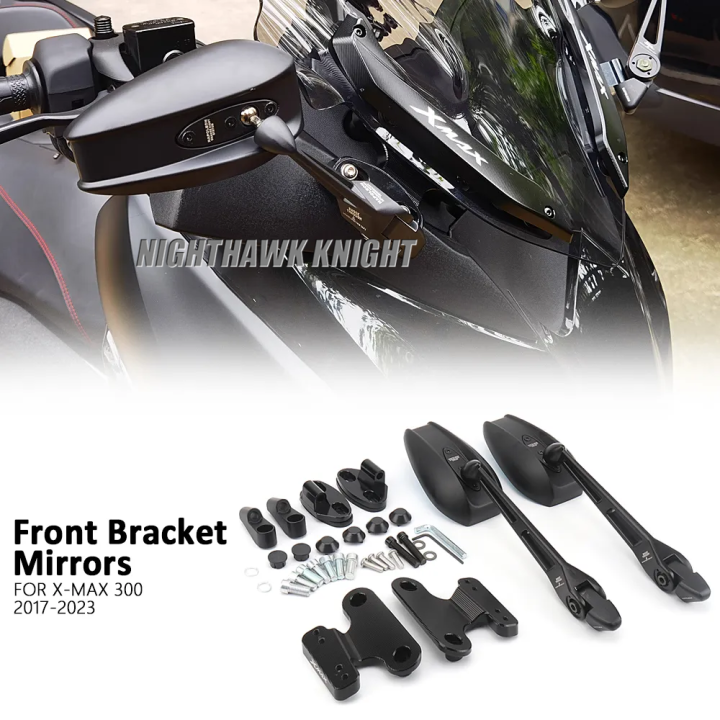 Otilli Nouveau Moto Accessoires Pare-Brise Flyscreen Pour YAMAHA X-MAX300 X-MAX 300 XMAX300 XMAX300 300 2023 Protection Pare-brise ( Noir