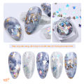 Phụ kiện lá phong làm nail - Set lá phong 12 ngăn đắp gel, trang trí móng xu hướng Thu Đông NailBND. 