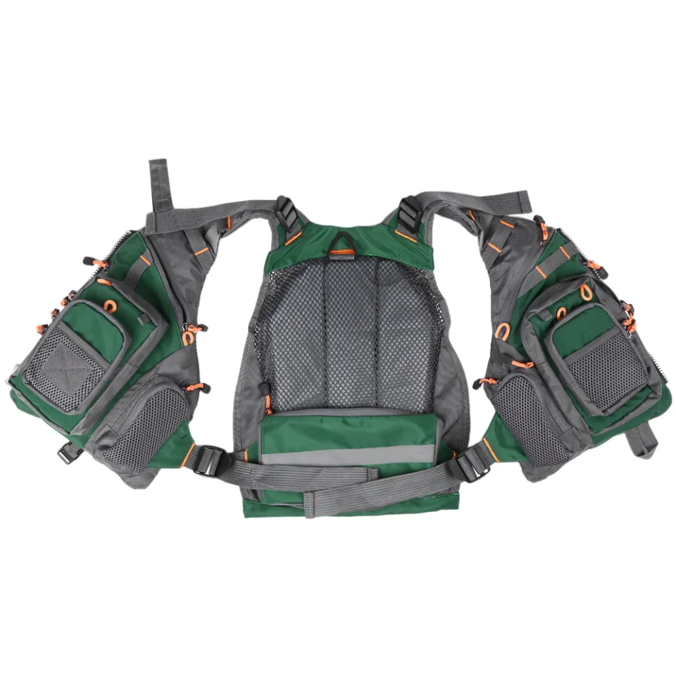 Outdoor Breathable Padded Fishing Life Vest Superior 209lb Bearing