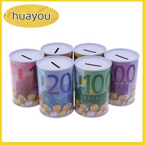 huayou Euro đô la tiền Hộp An toàn xi lanh con heo đất ngân hàng ngân hàng cho tiền xu tiền gửi hộp