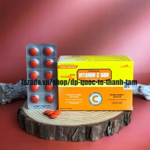 Viên uống VITAMIN C500 bổ sung vitamin c tăng cường sức đề kháng – Hộp 100 viên